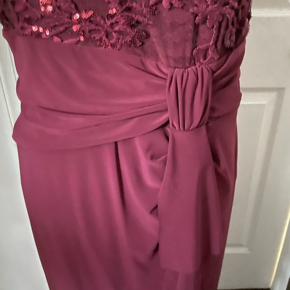 Marina size 12 Burgandy gown